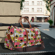 Load image into Gallery viewer, Black girl in Animal Print - Colorful Waterproof Travel Bag