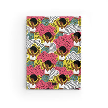 Load image into Gallery viewer, Black Girl in Animal Print - Floral Women's Journa