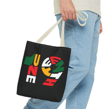 Load image into Gallery viewer, Bold Juneteenth Tote Bag | AOP | Festival Carryall | Black History Celebration