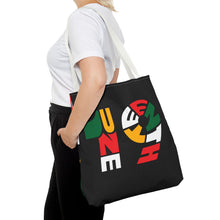 Load image into Gallery viewer, Bold Juneteenth Tote Bag | AOP | Festival Carryall | Black History Celebration