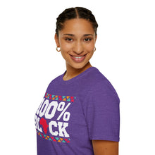 Load image into Gallery viewer, 100% Black- Unisex T-Shirt