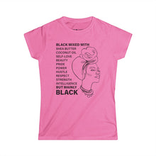 Load image into Gallery viewer, Black Mixed With Black -  Women's Tee