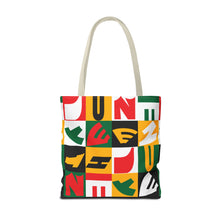 Load image into Gallery viewer, Bold Juneteenth Tote Bag | AOP | Festival Carryall | Black History Celebration