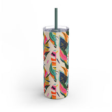 Load image into Gallery viewer, Vibrant Tropical Tumbler, Travel Mug, Summer Vibes,