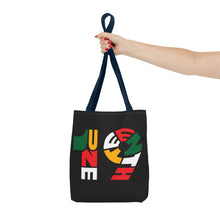 Load image into Gallery viewer, Bold Juneteenth Tote Bag | AOP | Festival Carryall | Black History Celebration