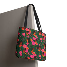 Load image into Gallery viewer, Black Girl in Nature - Floral Pattern Tote Bag - Size 13x13