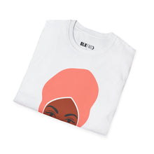 Load image into Gallery viewer, Black Girl Headwrap & Gold Earrings- Unisex T-Shirt