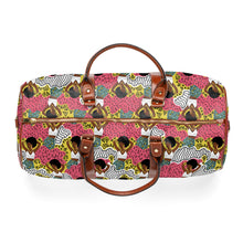 Load image into Gallery viewer, Black girl in Animal Print - Colorful Waterproof Travel Bag