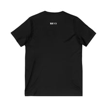 Load image into Gallery viewer, Colorful Blackity Black V-Neck Tee for Social Justice Advocates, Inclusive Fashion Statement, Streetwear, Gift for Activists, Pride Clothing