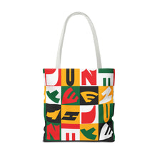 Load image into Gallery viewer, Bold Juneteenth Tote Bag | AOP | Festival Carryall | Black History Celebration