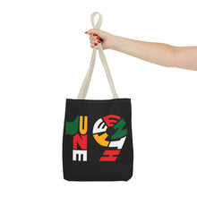 Load image into Gallery viewer, Bold Juneteenth Tote Bag | AOP | Festival Carryall | Black History Celebration