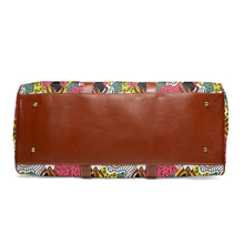 Load image into Gallery viewer, Black girl in Animal Print - Colorful Waterproof Travel Bag
