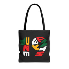 Load image into Gallery viewer, Bold Juneteenth Tote Bag | AOP | Festival Carryall | Black History Celebration