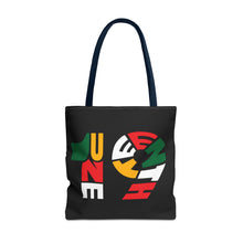 Load image into Gallery viewer, Bold Juneteenth Tote Bag | AOP | Festival Carryall | Black History Celebration