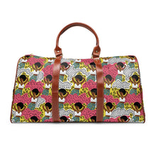 Load image into Gallery viewer, Black girl in Animal Print - Colorful Waterproof Travel Bag