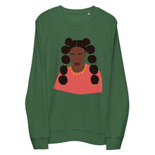 Load image into Gallery viewer, Black Woman with two puffed braids Sweatshirt