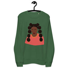 Load image into Gallery viewer, Black Woman with two puffed braids Sweatshirt
