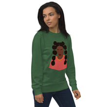 Load image into Gallery viewer, Black Woman with two puffed braids Sweatshirt