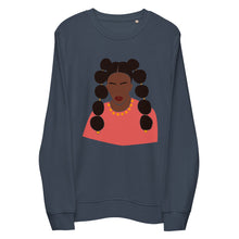 Load image into Gallery viewer, Black Woman with two puffed braids Sweatshirt