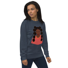 Load image into Gallery viewer, Black Woman with two puffed braids Sweatshirt