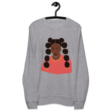 Load image into Gallery viewer, Black Woman with two puffed braids Sweatshirt