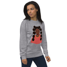 Load image into Gallery viewer, Black Woman with two puffed braids Sweatshirt