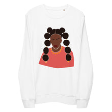 Load image into Gallery viewer, Black Woman with two puffed braids Sweatshirt