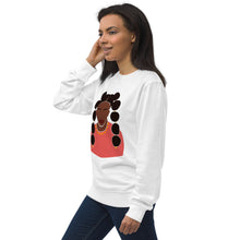 Load image into Gallery viewer, Black Woman with two puffed braids Sweatshirt