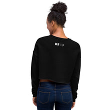 Load image into Gallery viewer, Black Woman Dangle Earrings Crop Sweatshirt