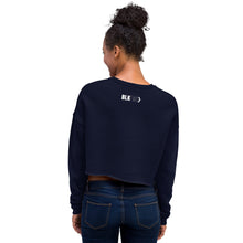 Load image into Gallery viewer, Black Woman Dangle Earrings Crop Sweatshirt