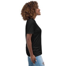 Load image into Gallery viewer, Black Women Line Drawing Relaxed T-Shirt