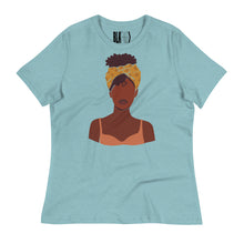 Load image into Gallery viewer, Black Women's Headwrap T-Shirt