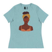 Load image into Gallery viewer, Black Women's Headwrap T-Shirt