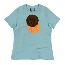 Load image into Gallery viewer, Black Women's Afro Shine Relaxed T-Shirt