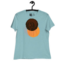 Load image into Gallery viewer, Black Women's Afro Shine Relaxed T-Shirt