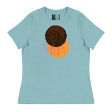 Load image into Gallery viewer, Black Women's Afro Shine Relaxed T-Shirt