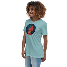 Load image into Gallery viewer, Black Women Crown Relaxed T-Shirt