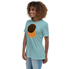 Load image into Gallery viewer, Black Women's Afro Shine Relaxed T-Shirt