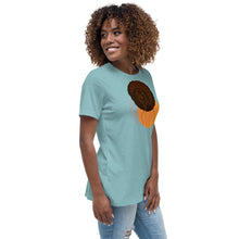 Load image into Gallery viewer, Black Women's Afro Shine Relaxed T-Shirt