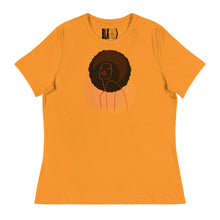 Load image into Gallery viewer, Black Women's Afro Shine Relaxed T-Shirt