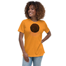 Load image into Gallery viewer, Black Women's Afro Shine Relaxed T-Shirt
