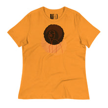 Load image into Gallery viewer, Black Women's Afro Shine Relaxed T-Shirt