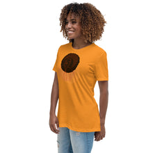 Load image into Gallery viewer, Black Women's Afro Shine Relaxed T-Shirt