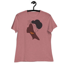 Load image into Gallery viewer, Black Woman Profile in Headwrap