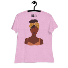 Load image into Gallery viewer, Black Women's Headwrap T-Shirt