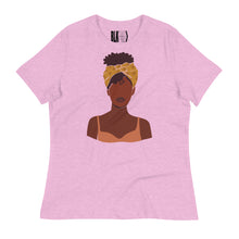 Load image into Gallery viewer, Black Women's Headwrap T-Shirt