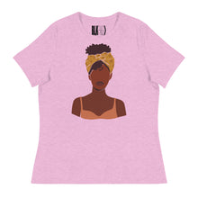 Load image into Gallery viewer, Black Women's Headwrap T-Shirt