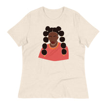 Load image into Gallery viewer, Black Woman with Two Puffed Braids