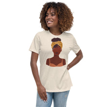 Load image into Gallery viewer, Black Women's Headwrap T-Shirt