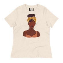 Load image into Gallery viewer, Black Women's Headwrap T-Shirt